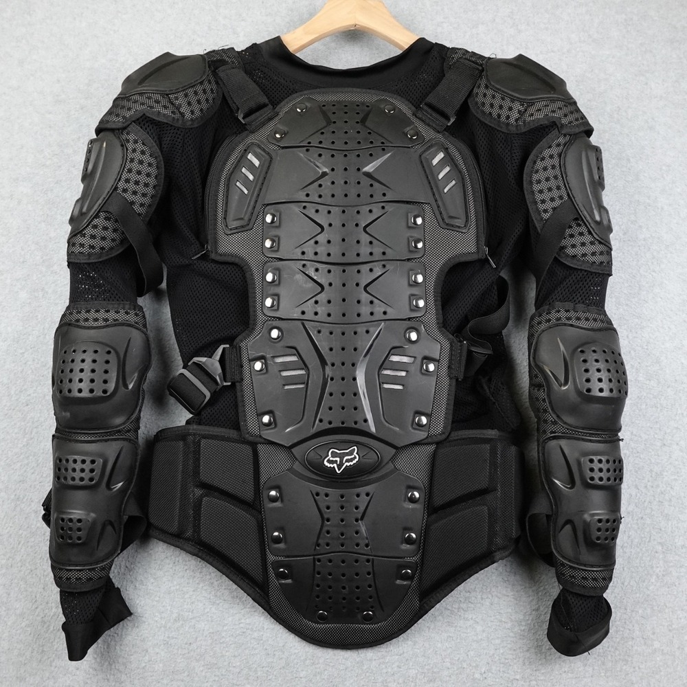 Fox Racing Titan Sport Jacket Motocross/Mountain Bike Body Armor Black Large - Picture 2 of 16